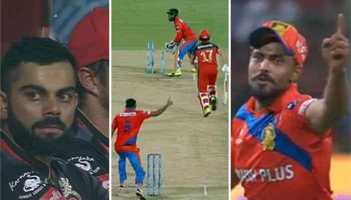 IPL 2017: Ravindra Jadeja rocket throw shocks Virat Kohli&#039;s RCB, sends dangerous AB de Villiers back — MUST WATCH