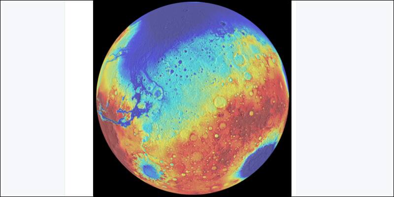 Revealed - Formation of five giant impact scars on Mars