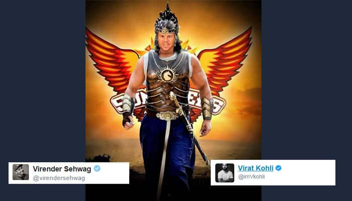 Virat Kohli, Virender Sehwag bowled over by &#039;Baahubali&#039; David Warner&#039;s blistering knock against KKR