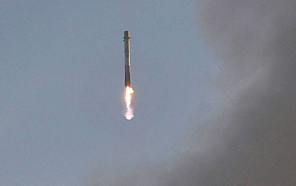 SpaceX launch landing