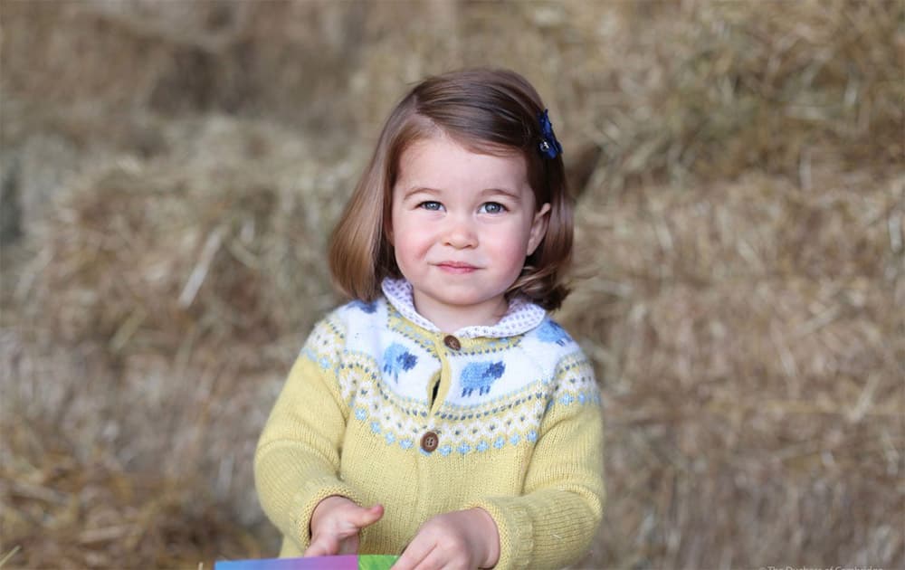 The Duke and Duchess are delighted to share a new photograph of Princess Charlotte