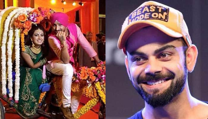 IPL 2017: Virat Kohli&#039;s photo with Harbhajan Singh&#039;s daughter Hinaya is the cutest thing you will see today