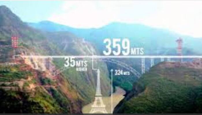 Railway bridge, taller than Eiffel Tower, over Chenab River to come up by 2019