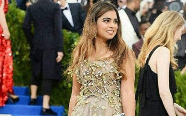 Isha Ambani debuts at Met Gala 2017 in Christian Dior Couture dress