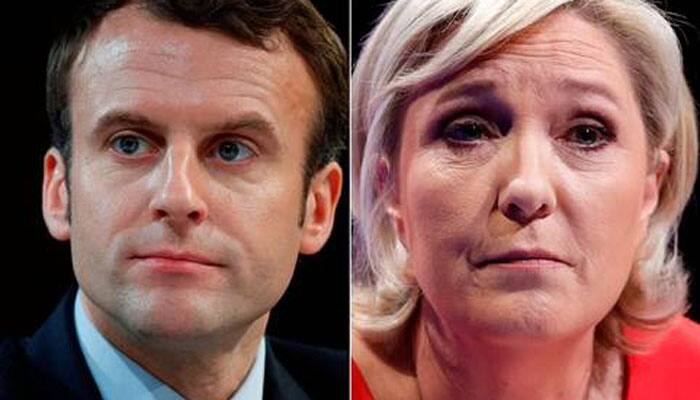 Ahead of French presidential polls, Macron, Le Pen make final push for votes Ahead of French presidential polls, Macron, Le Pen make final push for votes