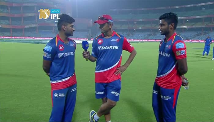 WATCH: Rahul Dravid trolls himself while discussing Rishabh Pant, Sanju Samson's knocks against Gujarat Lions WATCH: Rahul Dravid trolls himself while discussing Rishabh Pant, Sanju Samson's knocks against Gujarat Lions
