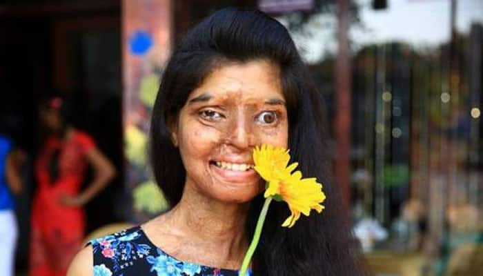 Acid attack survivor walks fashion runway in capital