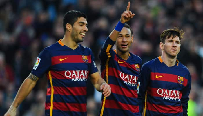 La Liga: `MSN` hit 100 mark as Barcelona pile pressure on Real Madrid