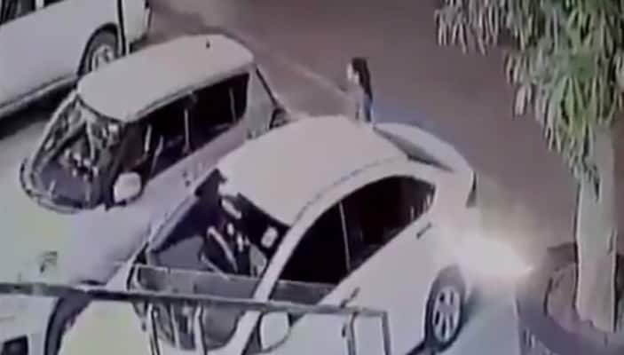 HORRIFYING! Woman shot at by criminals inside car in Lucknow, shooting caught on cam — Watch