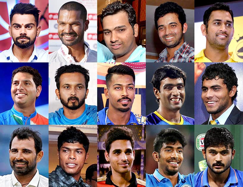 India's Champions Trophy Squad