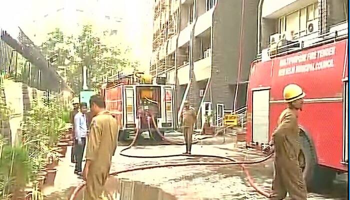 Fire in Delhi&#039;s Antriksh Bhawan