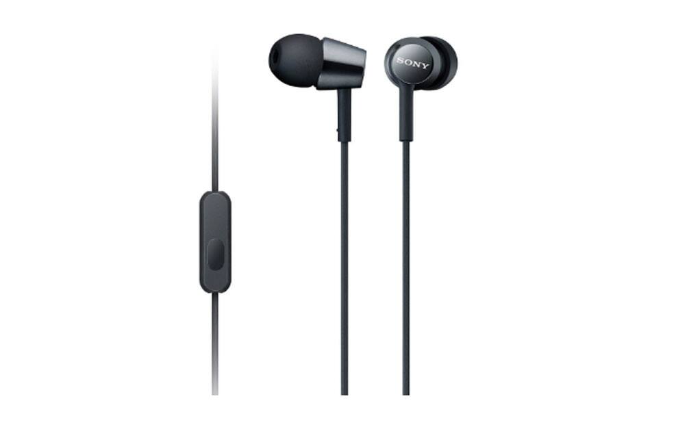 Sony MDR-EX150AP In-Ear Headphones with Mic (Black)