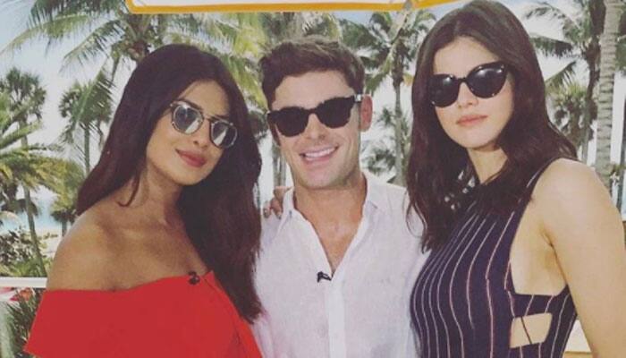 Priyanka Chopra kickstarts &#039;Baywatch&#039; promotions and the cast looks like a house on fire! 