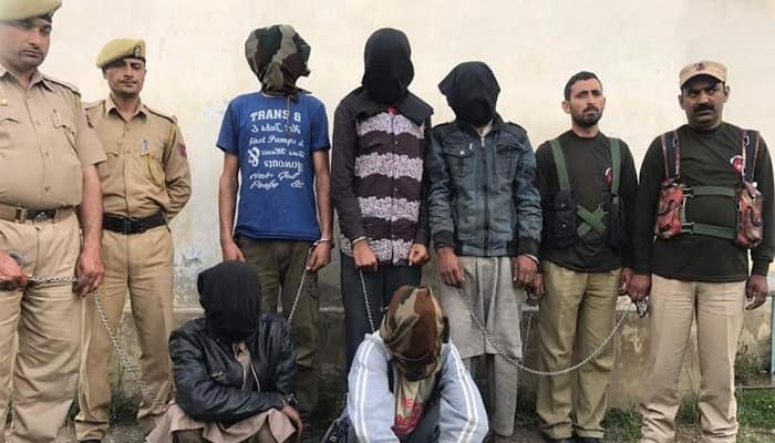 Lashkar module busted in J&amp;K&#039;s Doda, five terrorists arrested; weapons seized