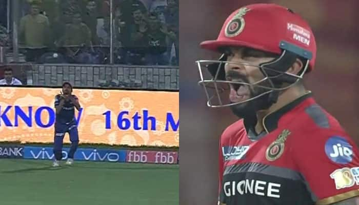 WATCH: Virat Kohli screams after being dismissed for 58 during DD vs RCB match at Feroz Shah Kotla