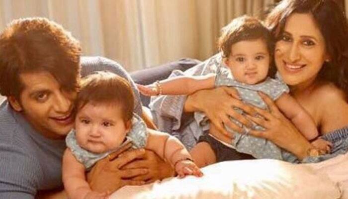 Karanvir Bohra and Teejay Sidhu&#039;s twin daughters are cute as a button! 