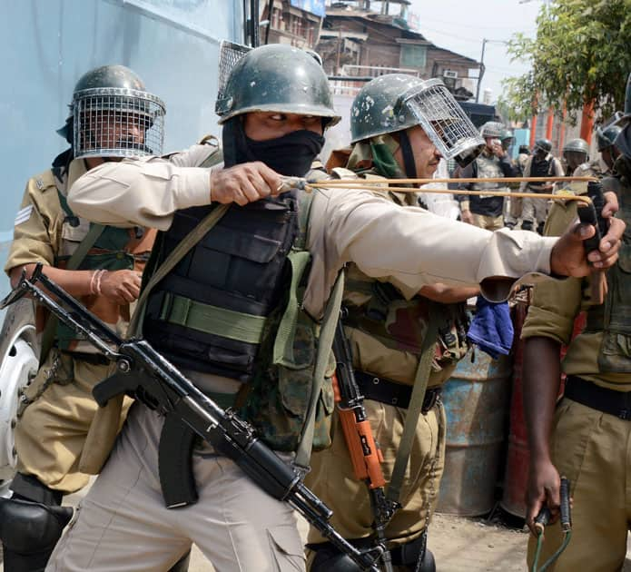 Protest in Srinagar