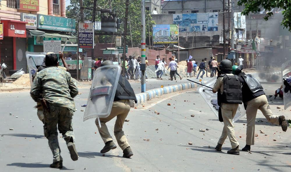 Protest in Jamshedpur