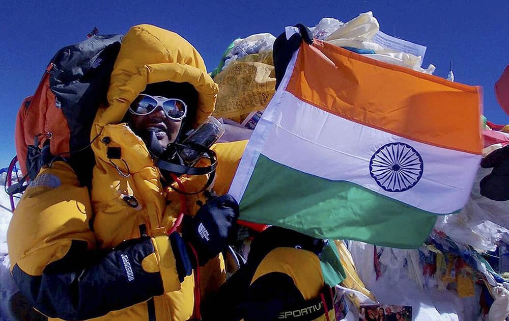 Anita Kundu  scaled Mount Everest for the second time