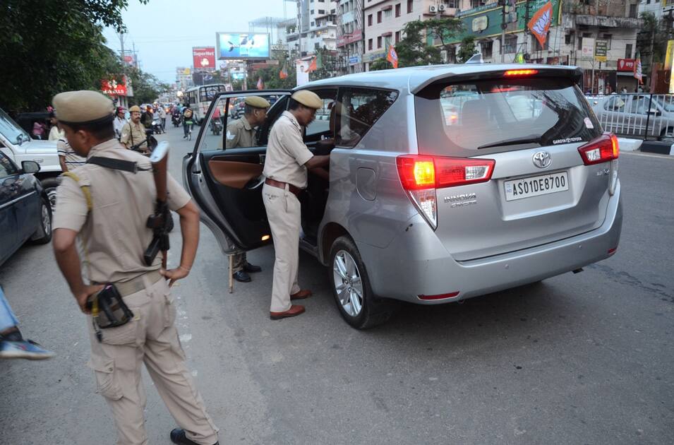 Security beefed up in Guwahati Security beefed up in Guwahati
