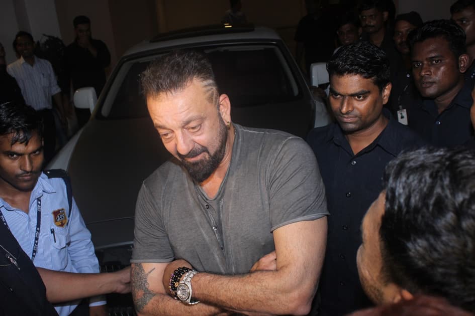 Actor Sanjay Dutt during Karan Johar`s 45th birthday party