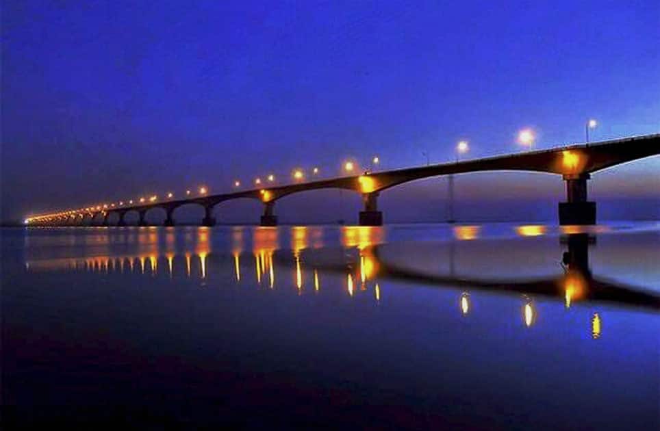 Dhola-Sadia bridge inaugurated by PM in Assam Dhola-Sadia bridge inaugurated by PM in Assam