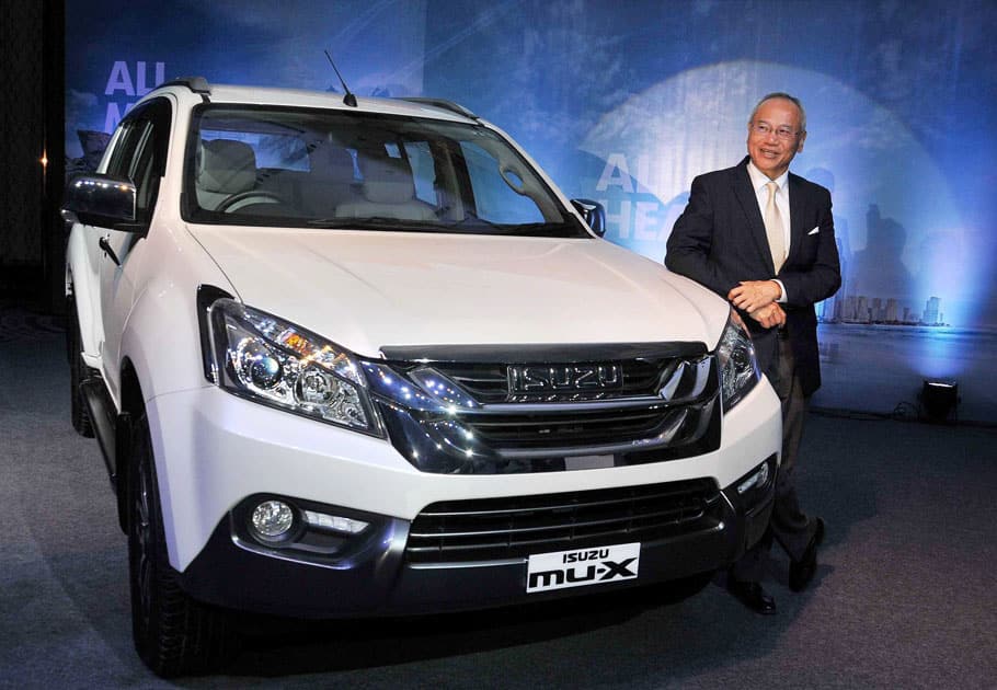 Launch of Isuzu Motors' mu-X