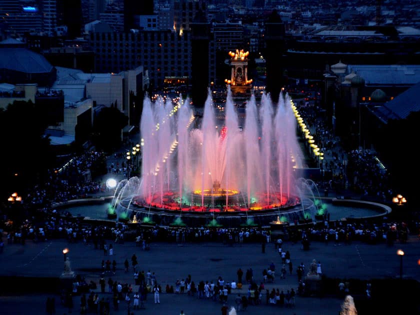 Magic Fountain of Montjuic, Barcelona, Spain