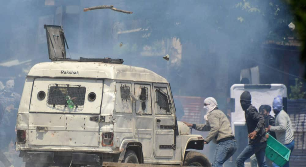 J&K protest