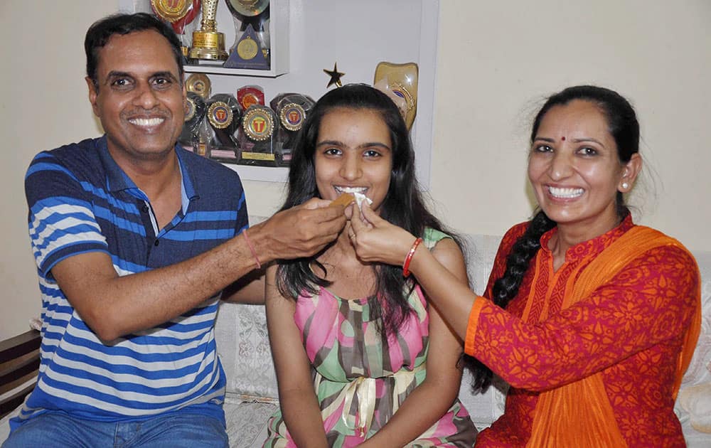 Bhoomi Sawant who ranked 2nd in CBSE 12th class examination