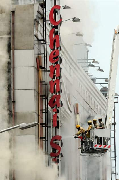 Fire in Chennai