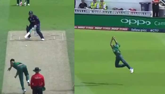 WATCH: Bangladesh&#039;s Mustafizur Rahman plucks out a stunner to send England&#039;s Jason Roy packing