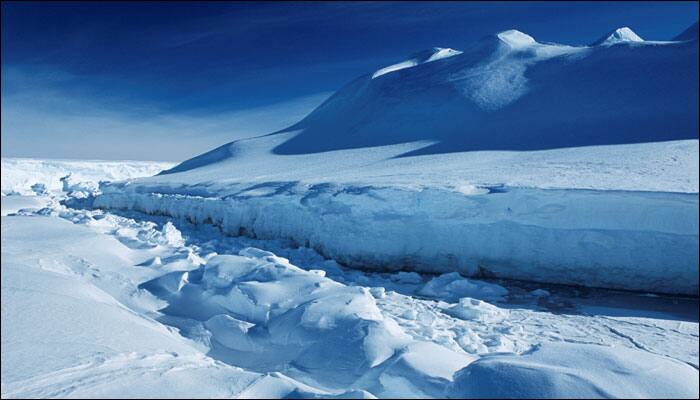 Massive Antarctica iceberg on the brink of breaking off