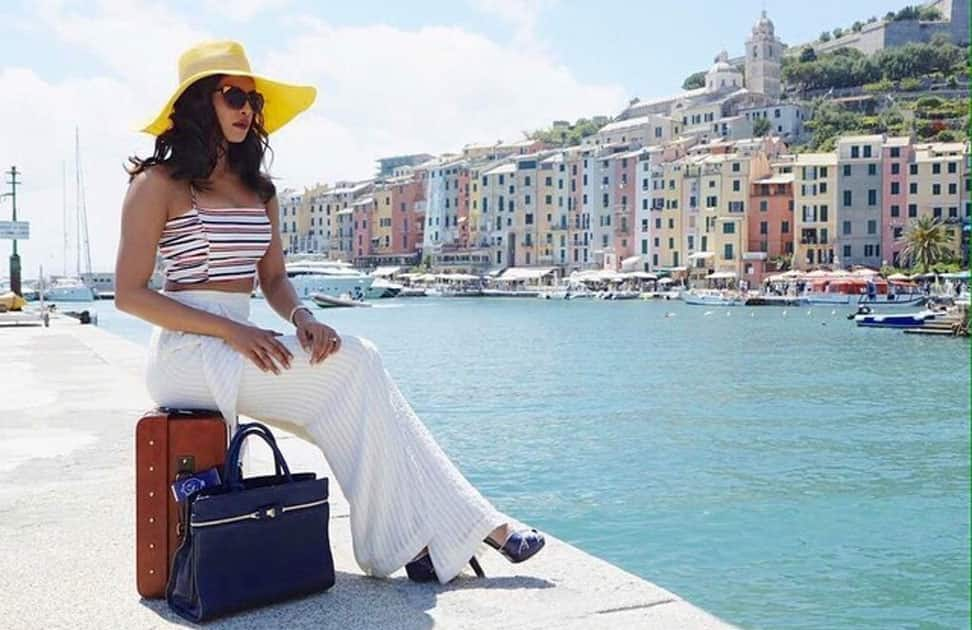 Super stoked!! Presenting #AyeshaMehra #DilDhadakneDo in beautiful Italy