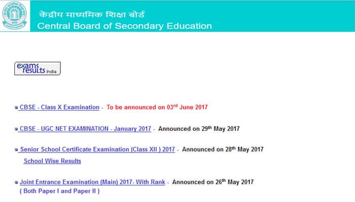 CBSE Class 10th Results 2017  – Check on cbseresults.nic.in, IVR system, SMS service, Bing.com