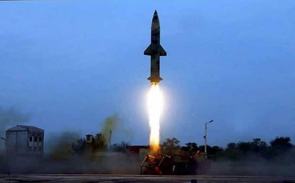 Prithvi-II missile successfully test-fired