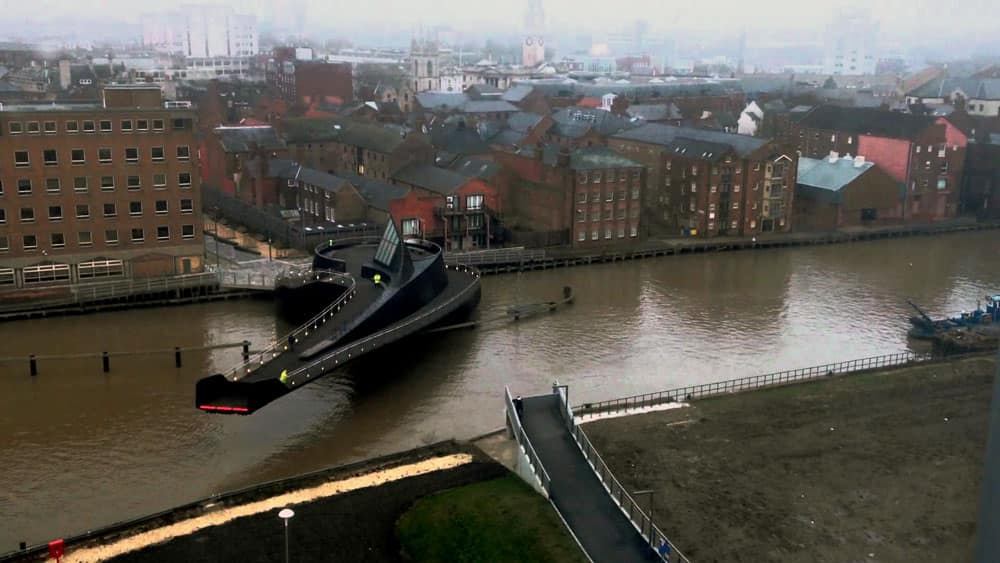 Scale Lane footbridge, Hull, England