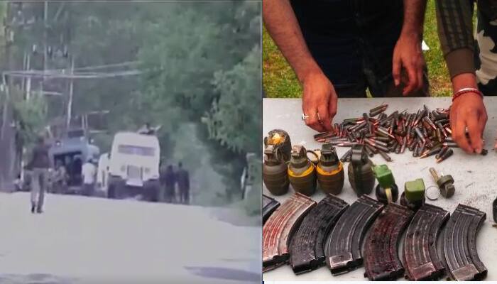 CRPF foils suicide attack in Jammu and Kashmir&#039;s Bandipora district, 4 terrorists killed; huge cache of ammunition seized - Watch