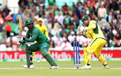 Tamim Iqbal in action during the ICC Champions Trophy