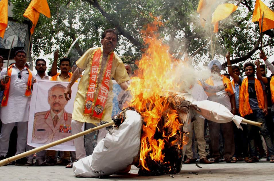 Shiv Sena protest