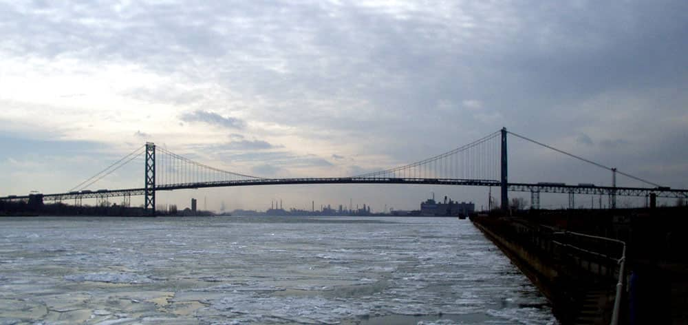 Ambassador Bridge – United States and Canada border