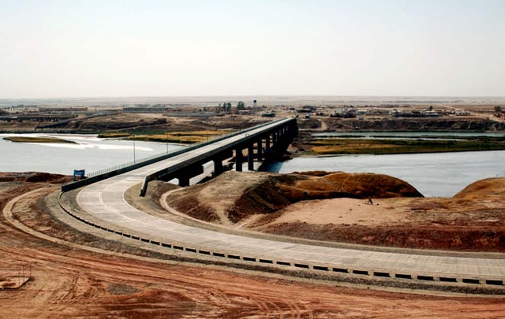 The Tajikistan-Afghanistan bridge – Tajikistan and Afghanistan border