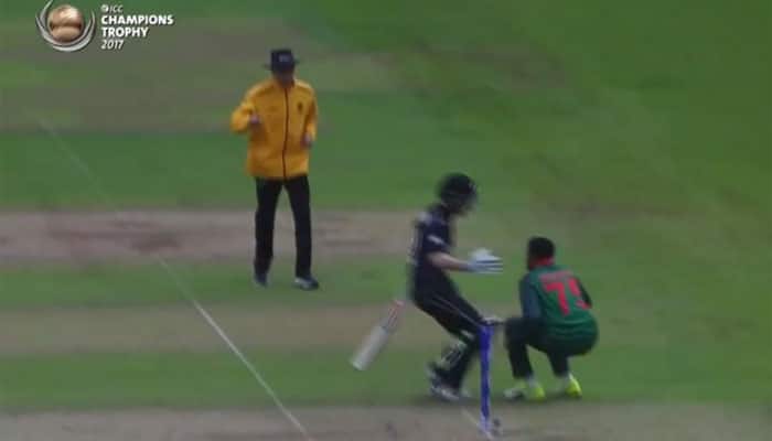 WATCH: Kane Williamson&#039;s brain-fade moment! Bangla tigers make a feast out of messy Kiwi running