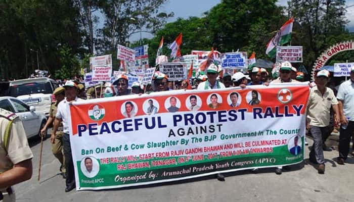 &quot;Beef is like vegetable to Arunachalees&quot; — Congress tells Centre, protest against govt&#039;s ban on cattle sale for slaughter