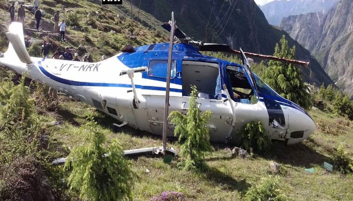 One killed, pilots injured in helicopter accident in Badrinath