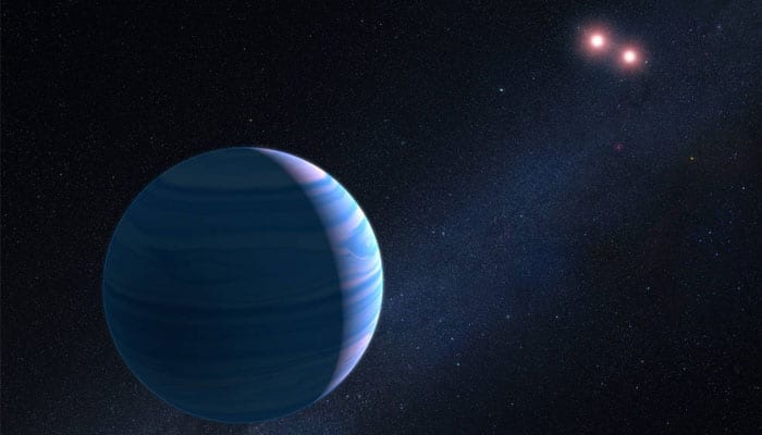 Two massive planets discovered 138 light years away