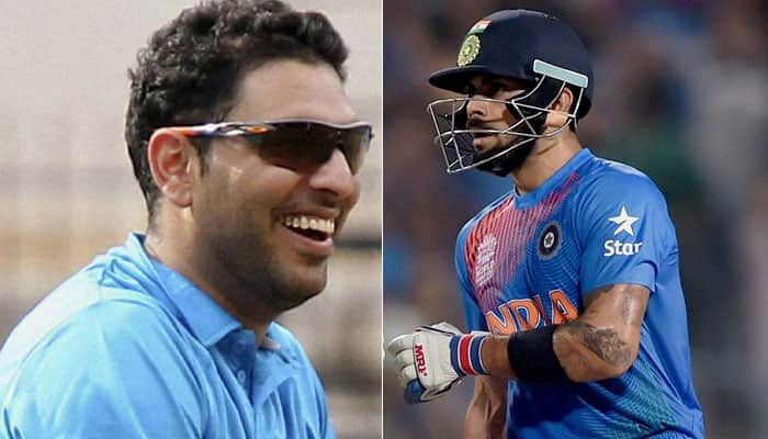 ICC Champions Trophy: Virat Kohli hails Yuvraj Singh as &#039;an outstanding achiever in Indian cricket&#039;