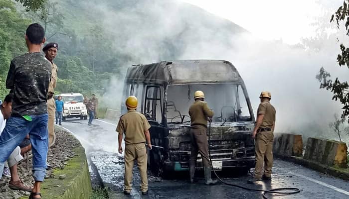 Darjeeling protests turn violent, IRB commandant injured; Mamata Banerjee calls it &#039;deep-rooted conspiracy&#039;