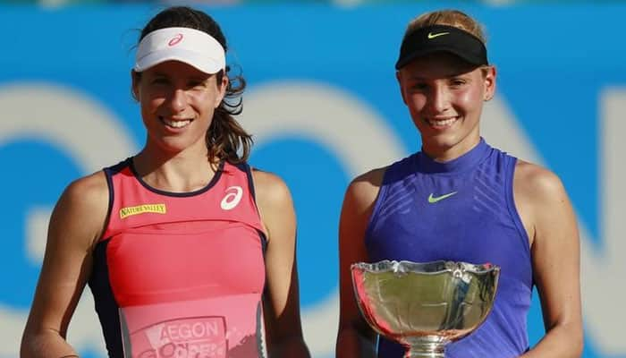 Nottingham Open: Donna Vekic shocks home favourite Johanna Konta to win Wimbledon warm-up title