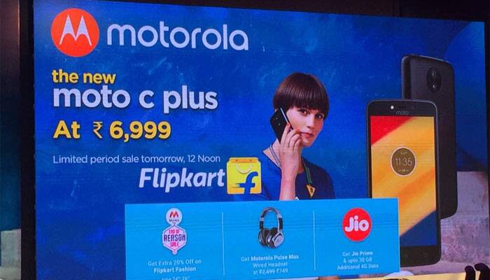 Moto C Plus with 4000mAh battery launched in India at Rs 6,999: Here&#039;s the availability, specifications and more